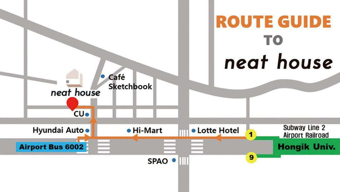 Hotel Neat House Seoul Exterior foto